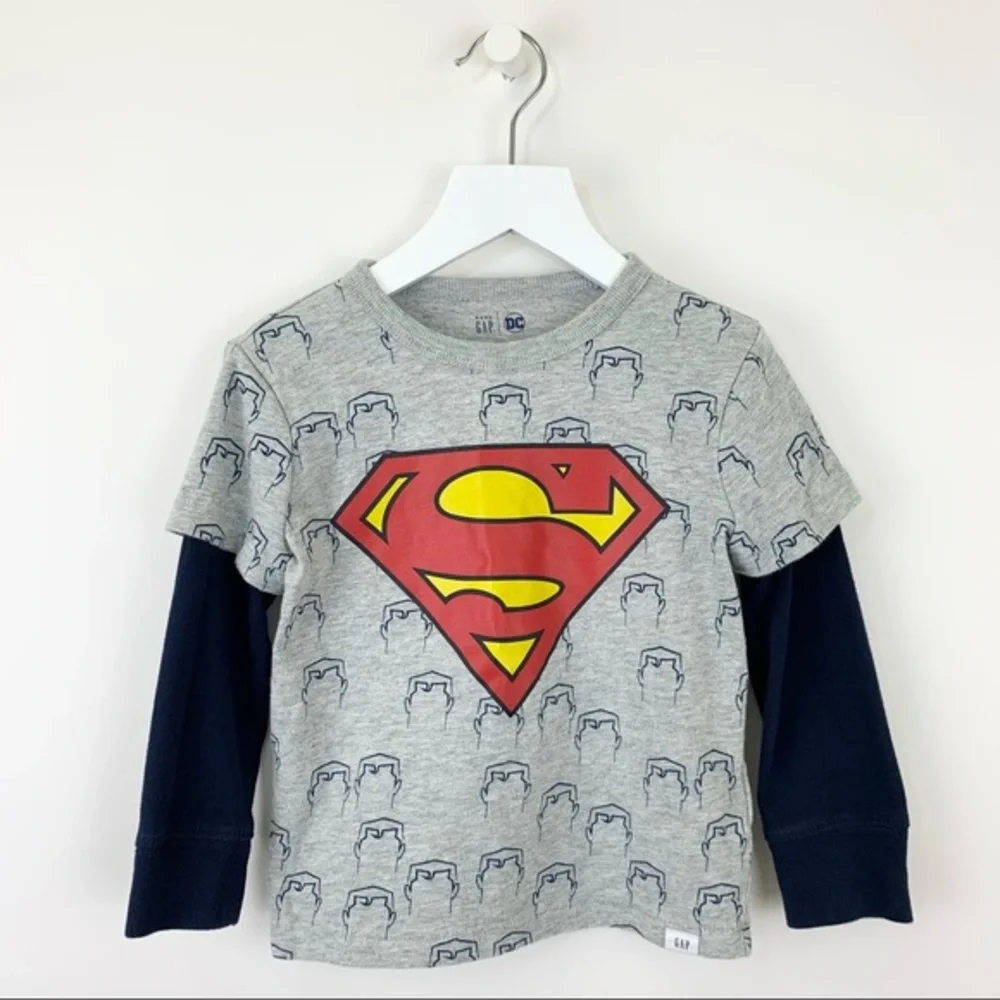 baby GAP DC Superman 2-In-1 Tee Size 2T